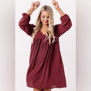 Maroon dress